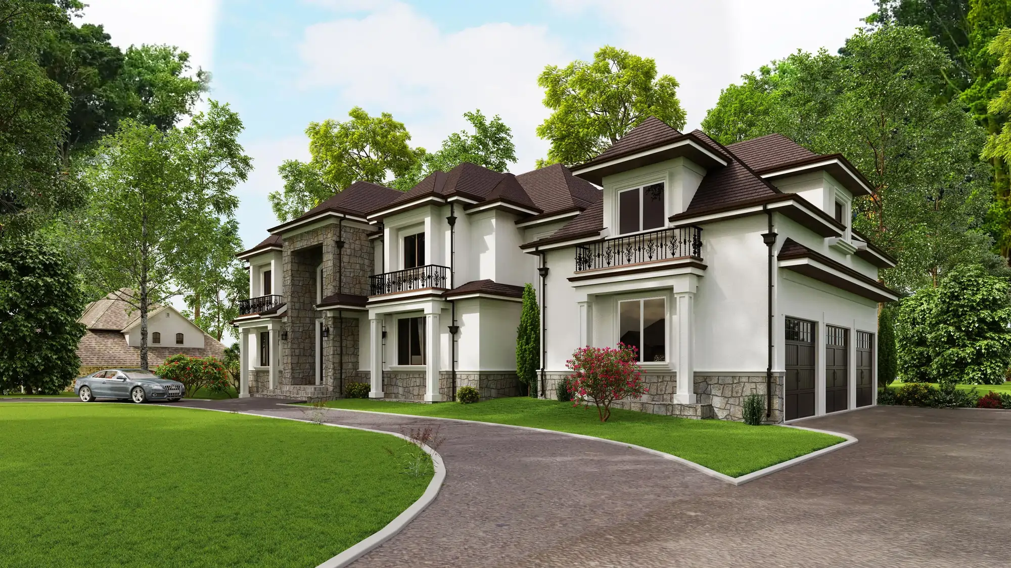 Elegant Suburban Manor